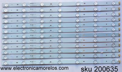 KIT DE LED PARA TV / RCA T550HUN06.0-12V / JL.D527135-31AS / MODELO LED55G55R120Q